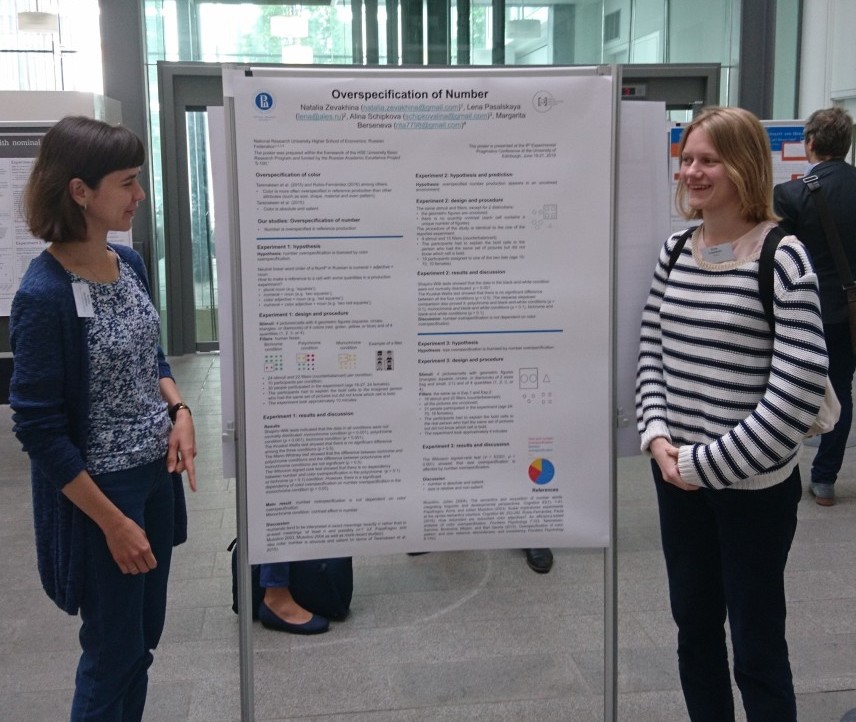 Illustration for news: Natalia Zevakhina and Elena Pasalskaya made a presentation on the international conference on experimental pragmatics